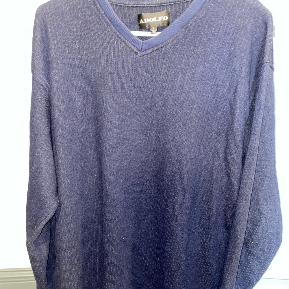 Blue Adolfo Professional Sweater